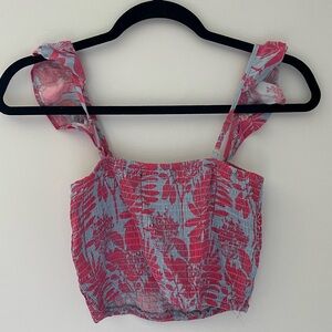 Kendall + Kylie Chiffon Tank Top